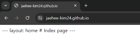 Jekyll Chirpy 테마 Github 블로그 개설하기(2024.06 기준)-1 | Jaehee-Kim
